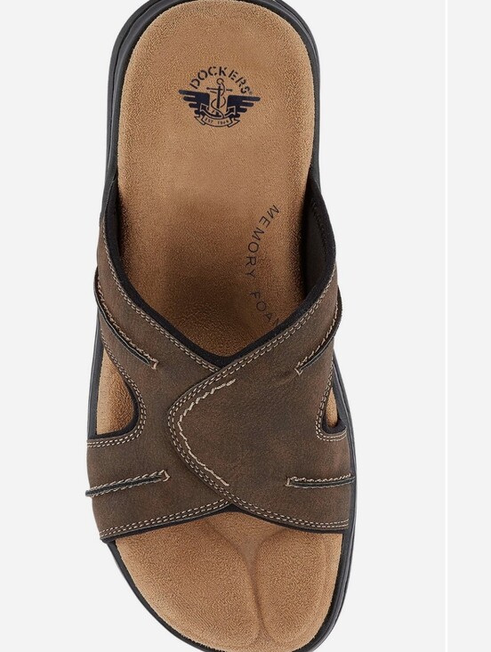 Dockers Men’s Brown Slide Sandal - Cushioned Comfort main image 5